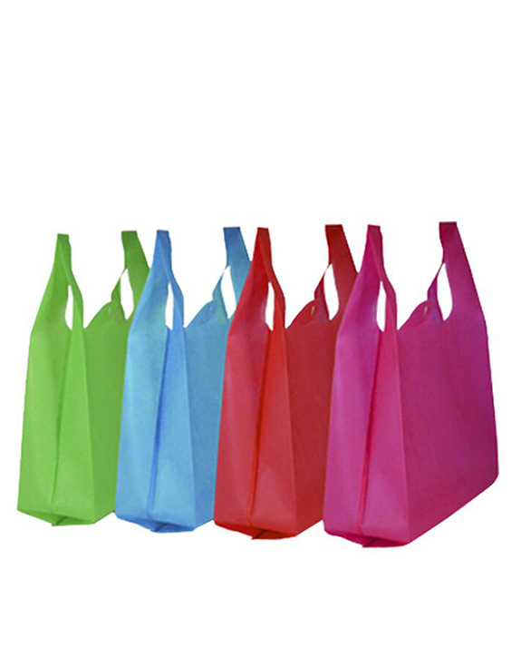 Grocery recycled vest design shopping bag - Logoidea