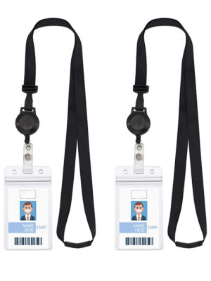 Lanyard w/ Safety Breakaway  hook & ID holder