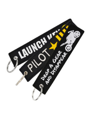 Embroidered Flight Key tag