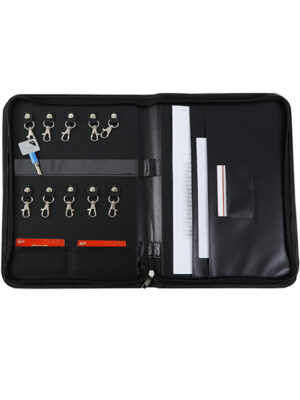 Durable PU leather Portable Key Cabinet Organizer