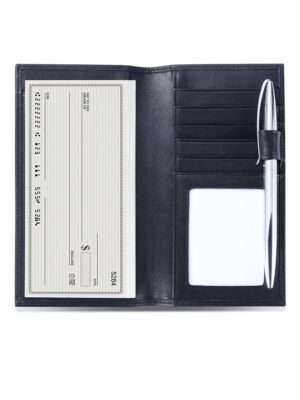 Handmade Leatherette Checkbook Cover Wallet